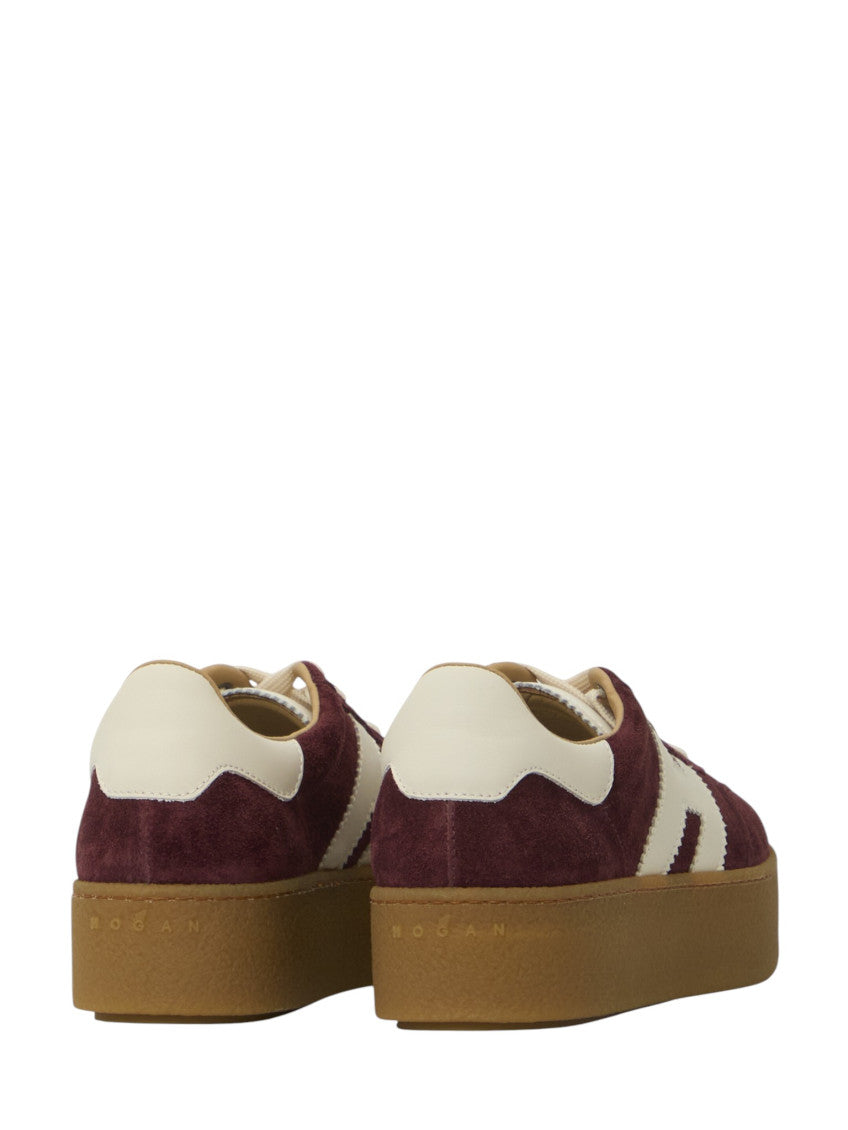 Burgundy Logo Cool Sneakers 3