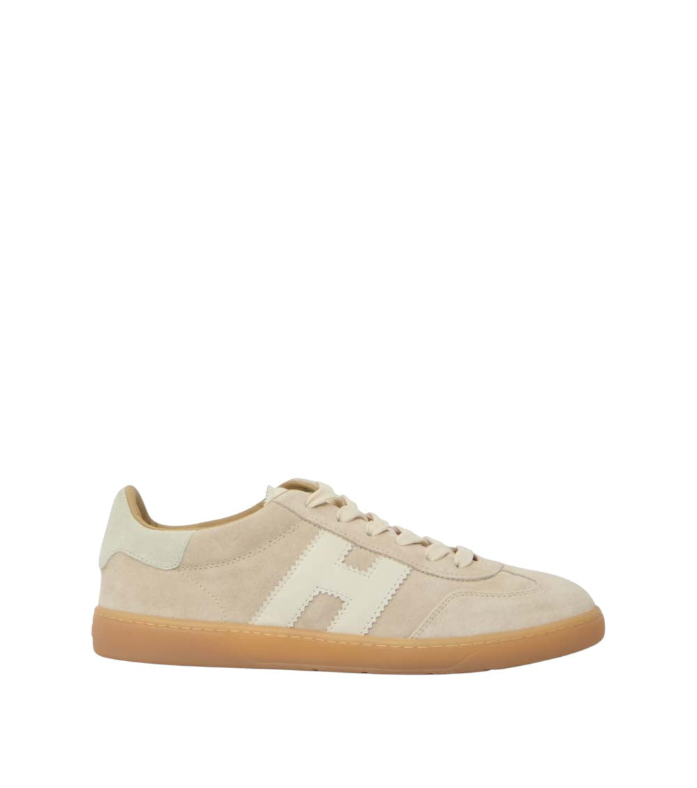 Beige Color Block Cool Sneakers 1