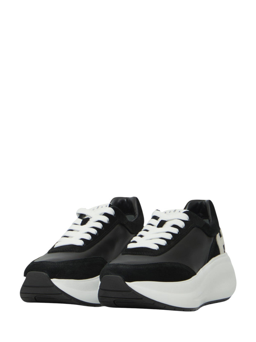 BlackWhite Color Block Active Sneakers 2