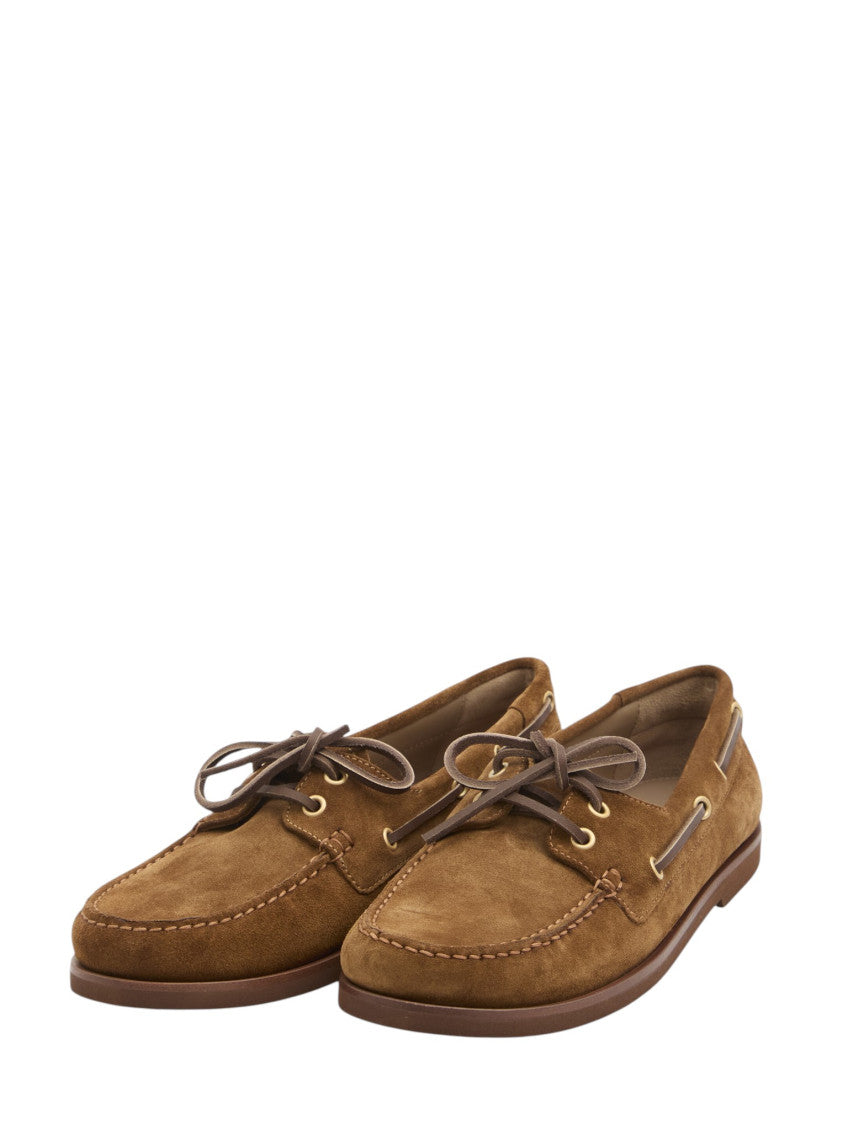 Brown Lace Up Loafers 2