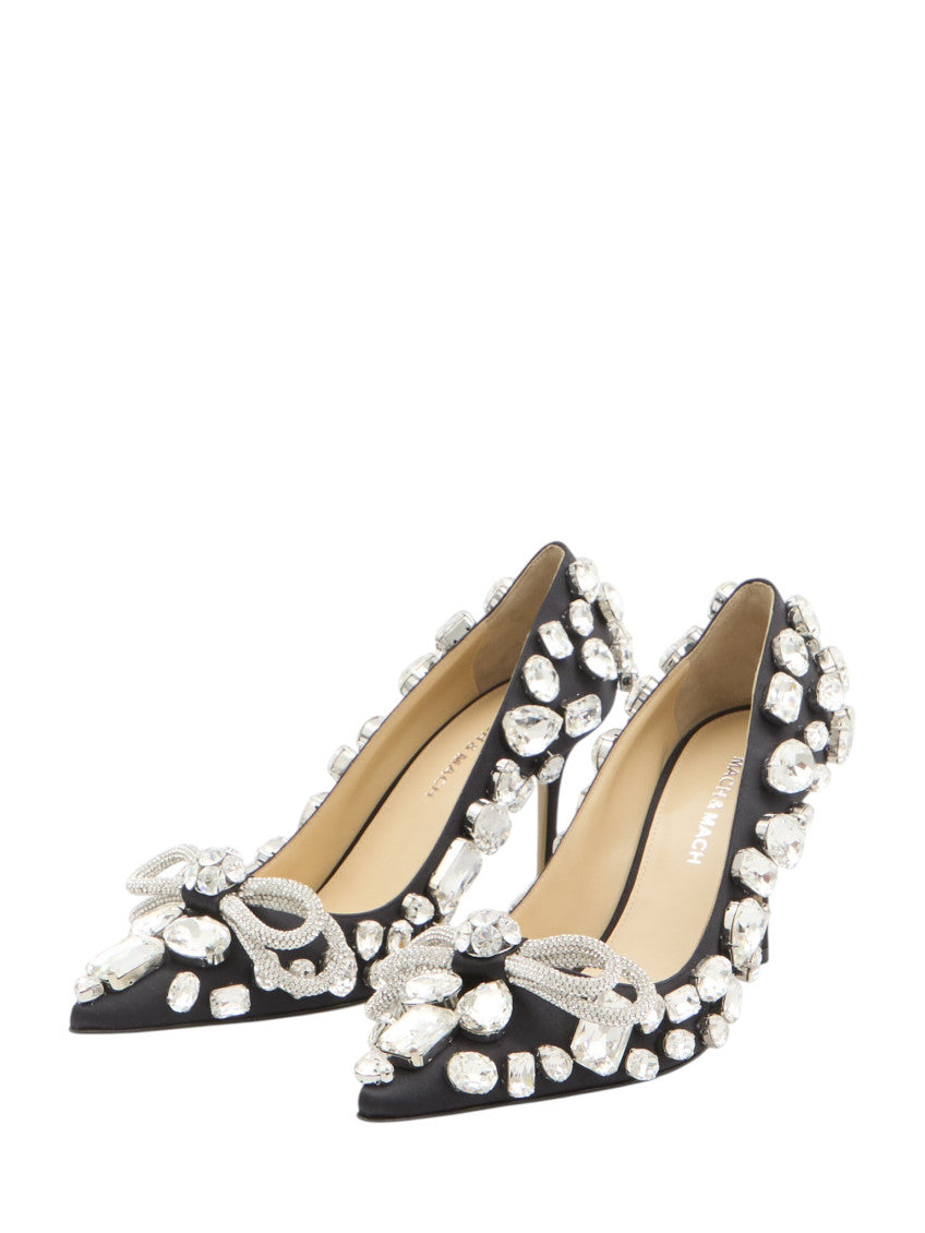 Black Embellished Pumps 2