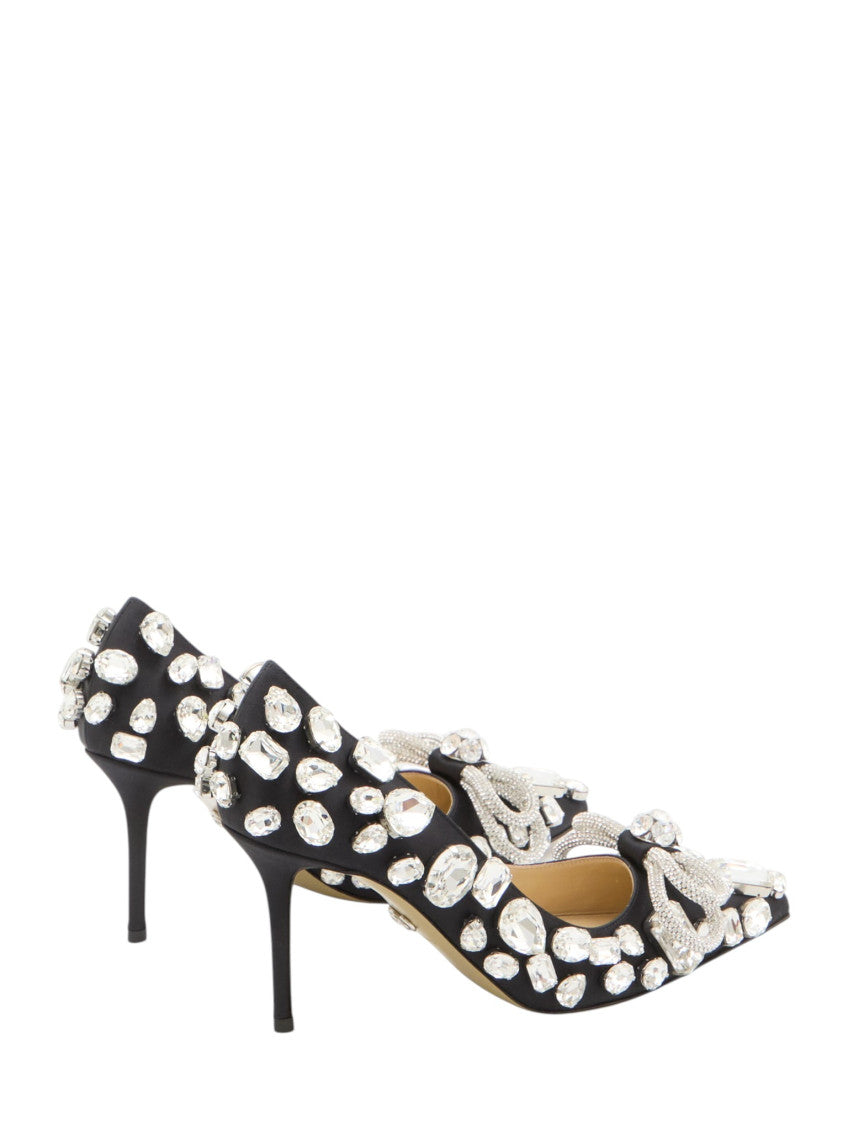 Black Embellished Pumps 3