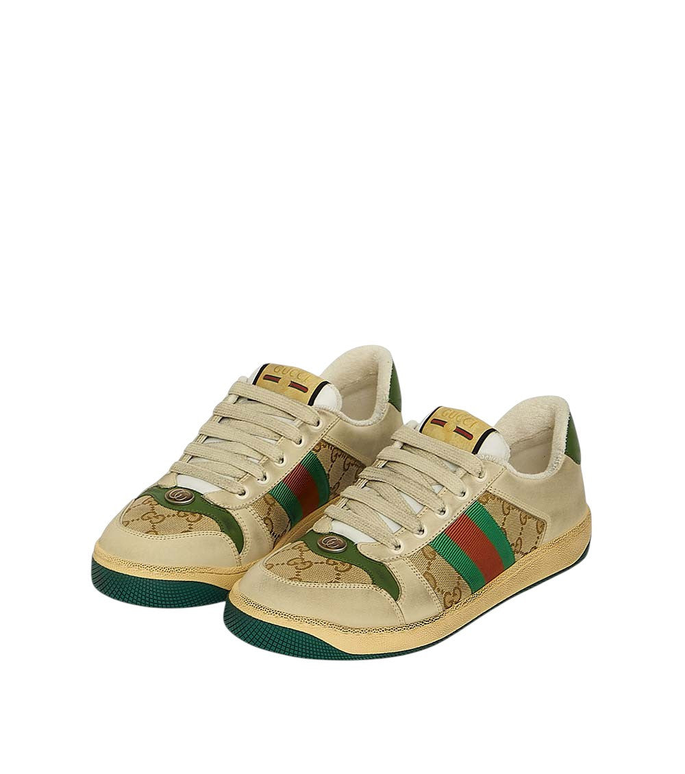 Beige Screener Sneakers 4