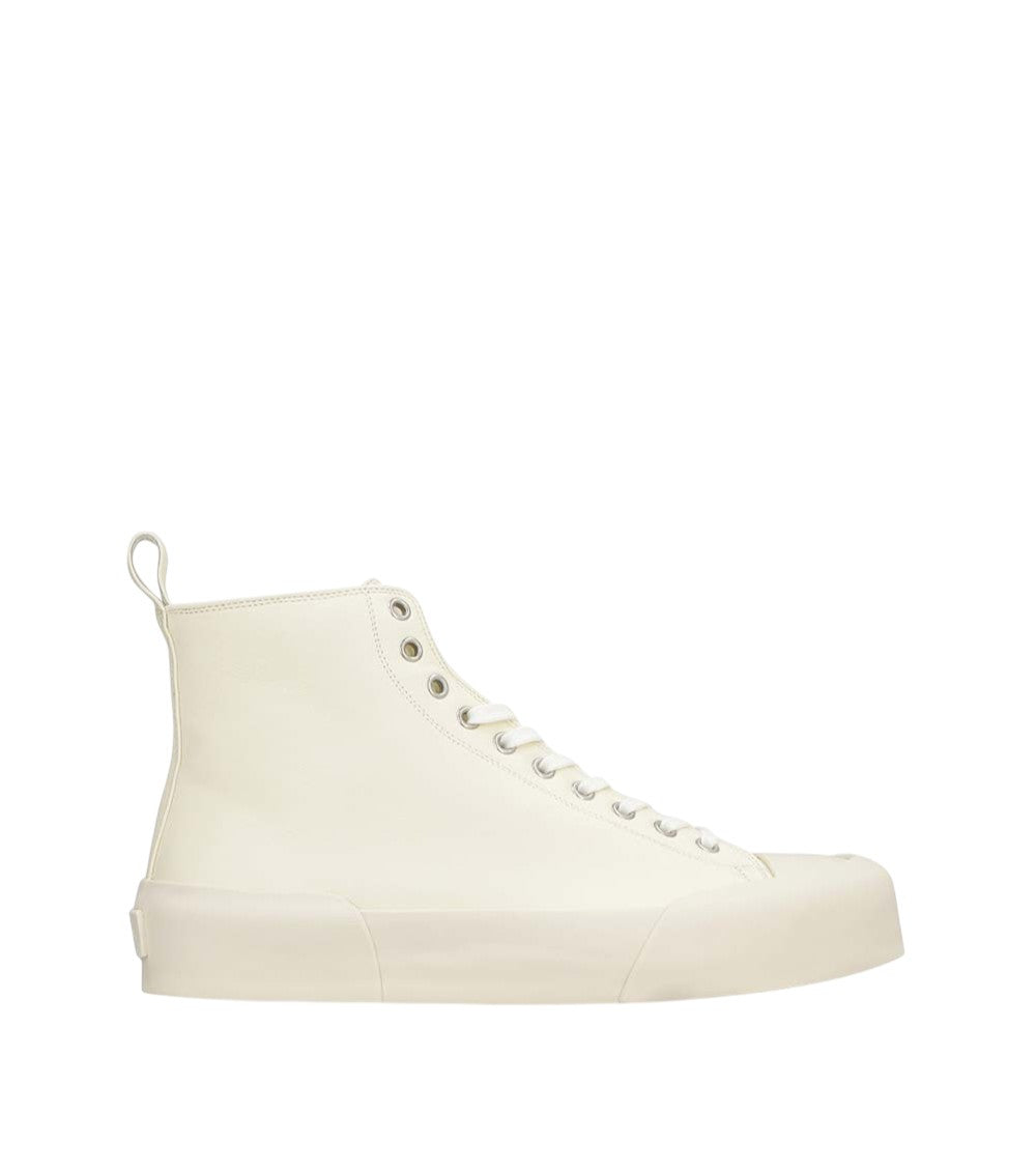 Off White Leather high-top sneakers 1