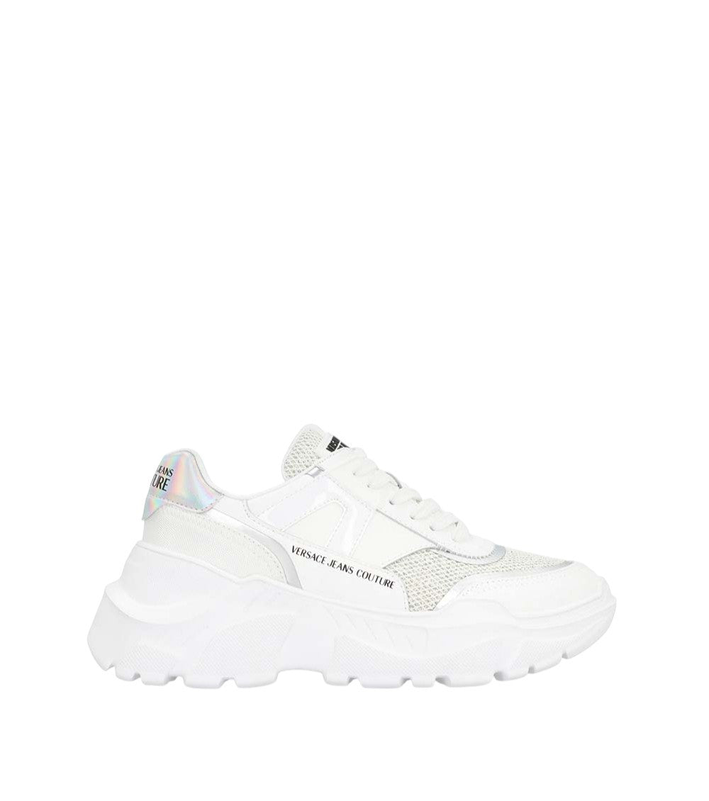 White Speed Track Sneakers 1