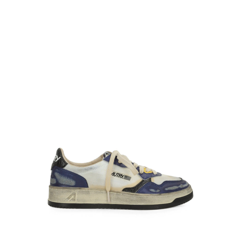 Multi Color Distressed Medalist Sneakers 1