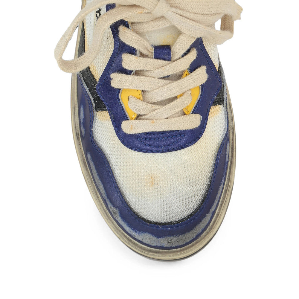 Multi Color Distressed Medalist Sneakers 3