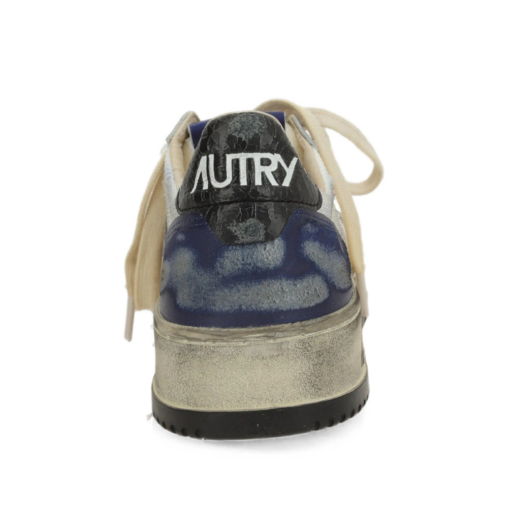 Multi Color Distressed Medalist Sneakers 4