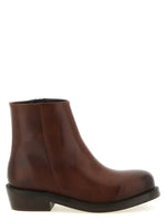 Brown Solid Lerato Boots 1