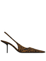 Leopard Print Slingback Pumps 1