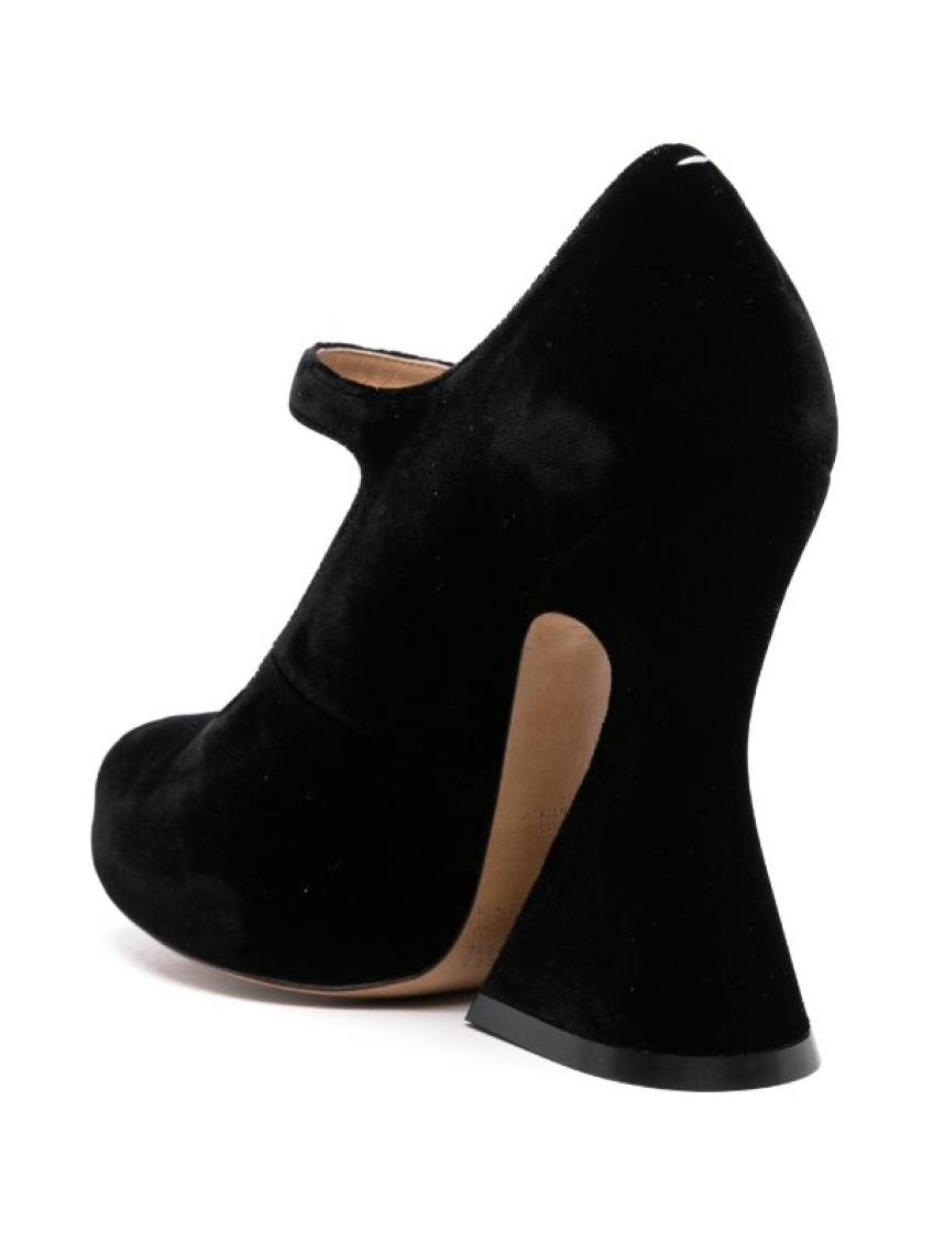 Black  Velvet Heels 3