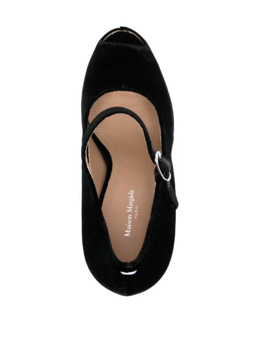 Black  Velvet Heels 4