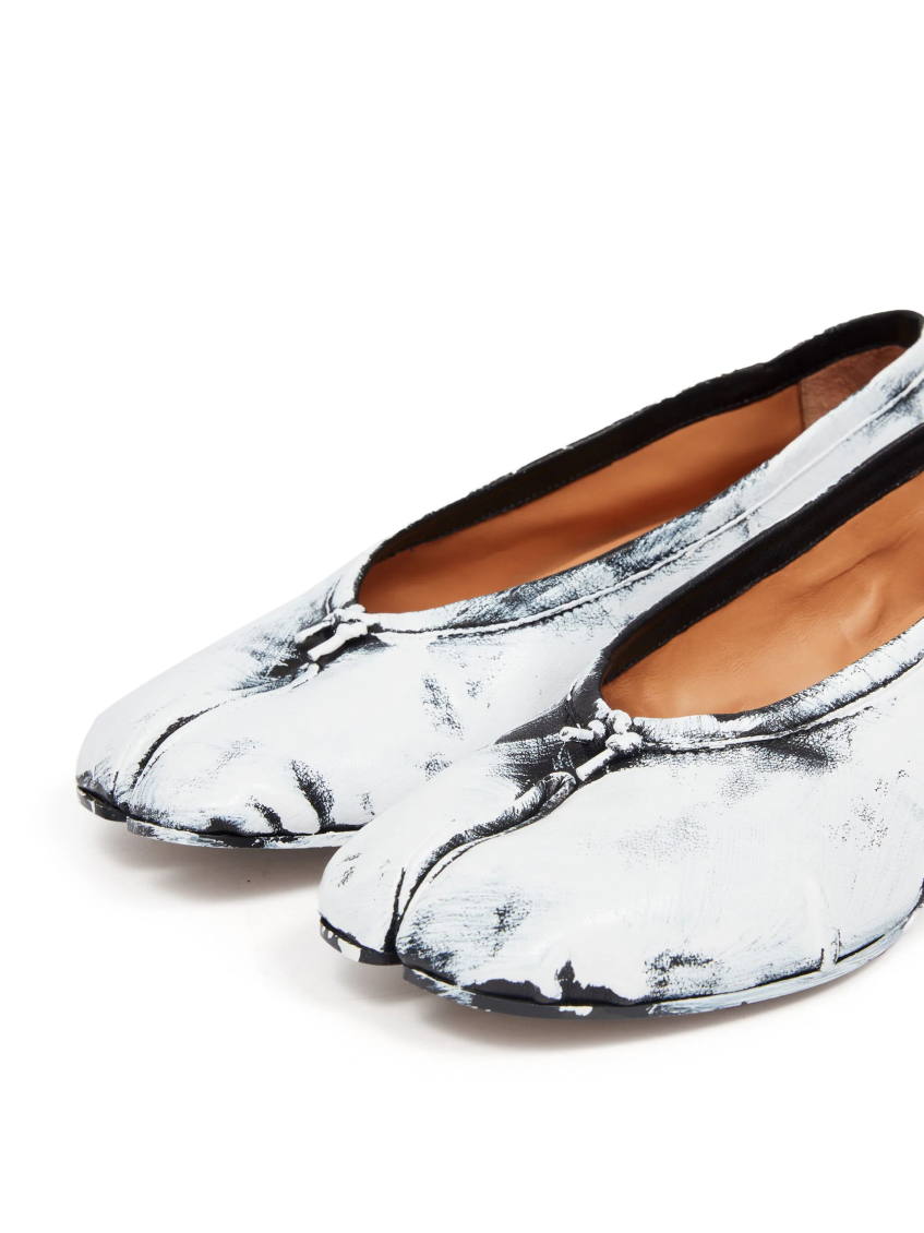 White Leather Pumps 4
