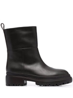 Black Ankle Leather Boots 1