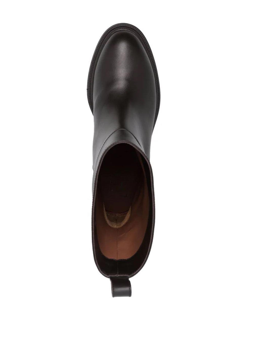 Black Ankle Leather Boots 3