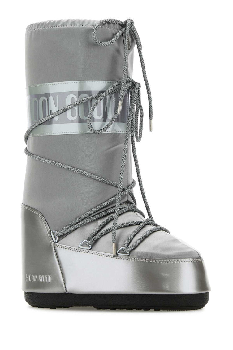 Silver Logo Boots 2