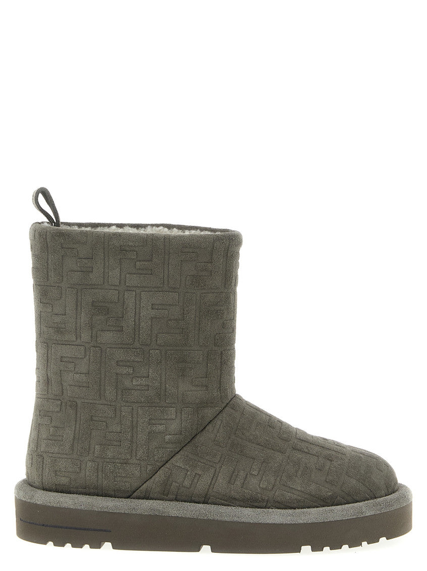 Grey Ankle Boots 1