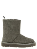 Grey Ankle Boots 1