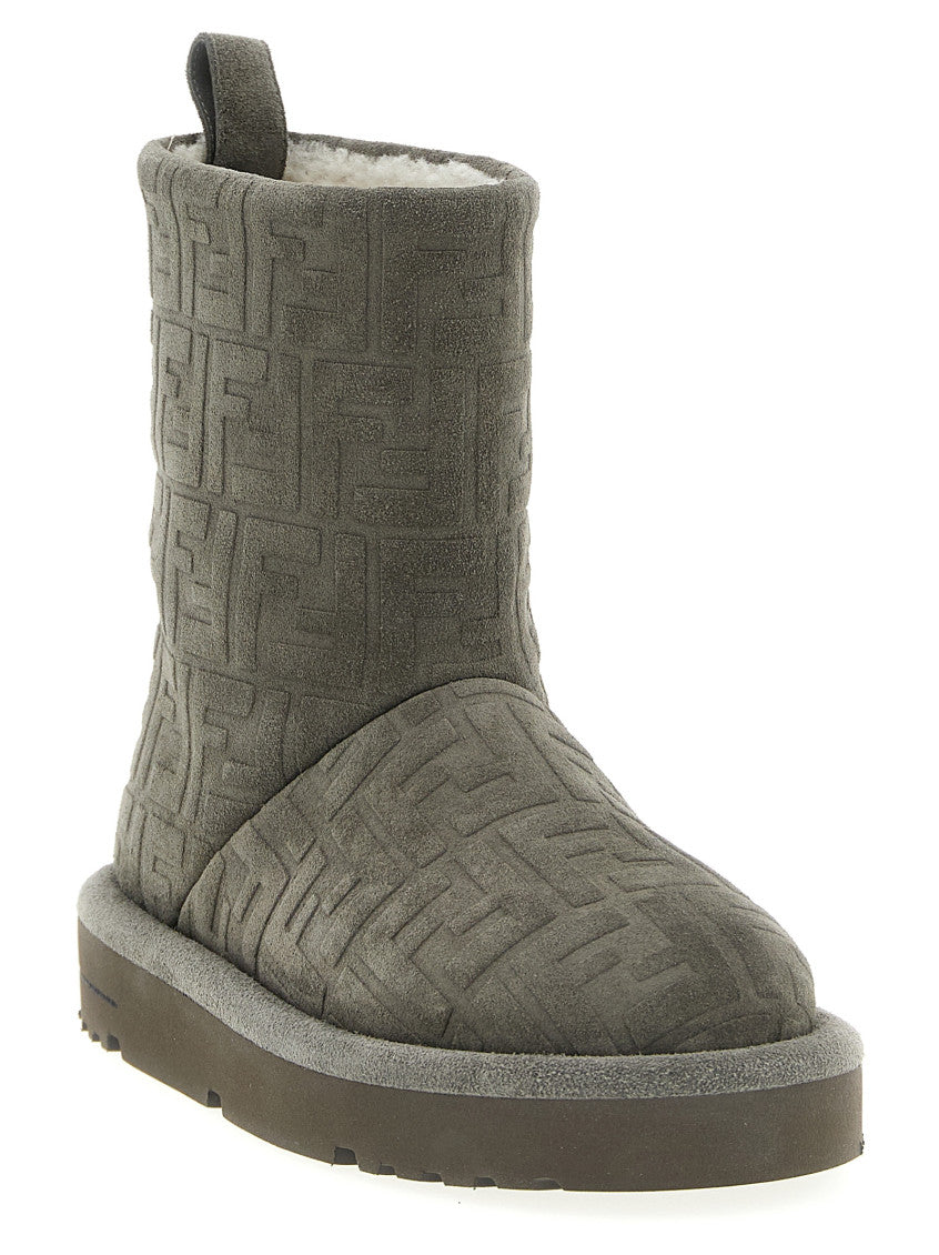 Grey Ankle Boots 2