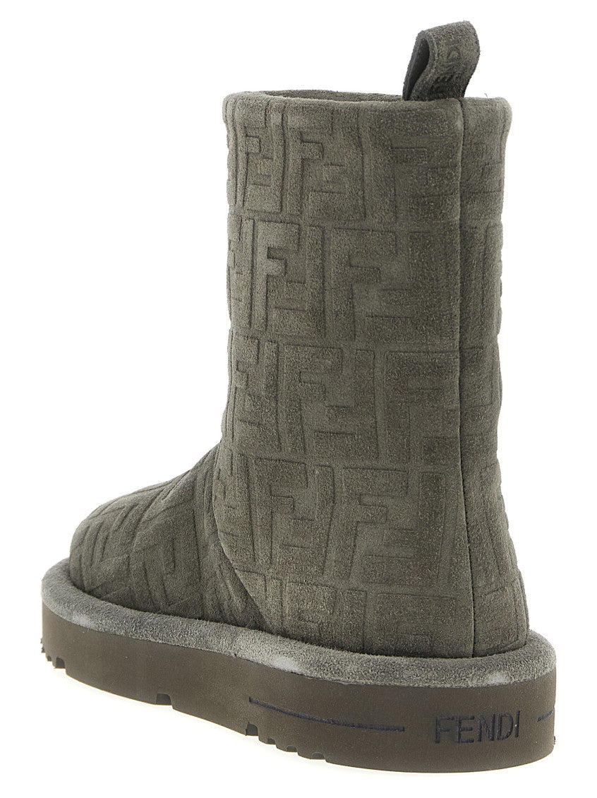 Grey Ankle Boots 3