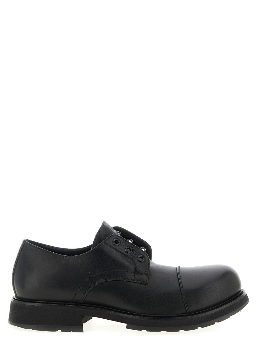 Black Leather Derby Shoes 1