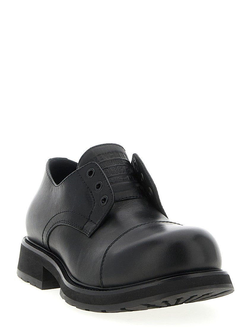 Black Leather Derby Shoes 2