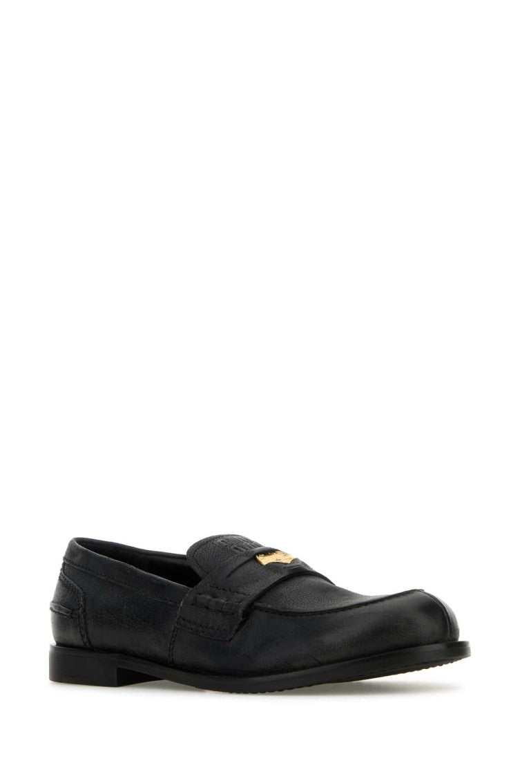 Black Leather Loafers 2