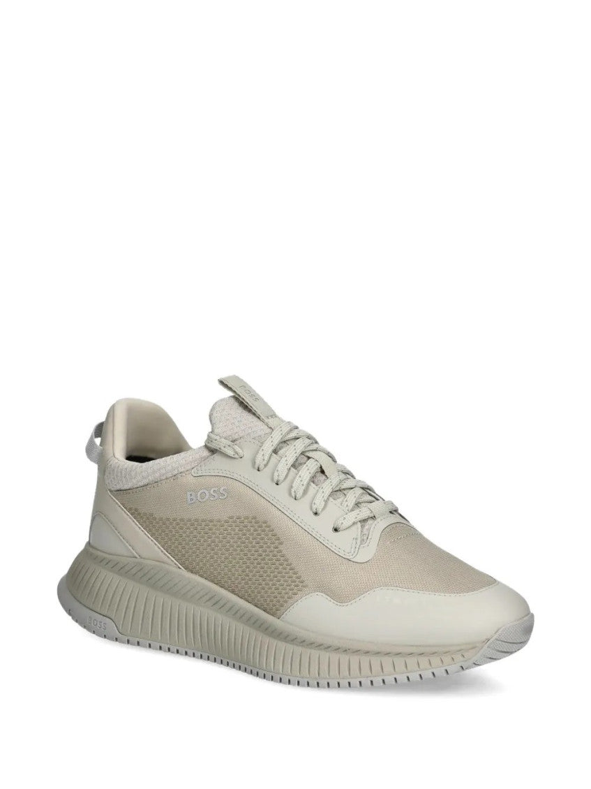Beige Logo Sneakers 4