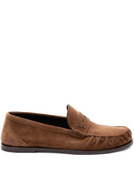 Brown Logo Loafers 1