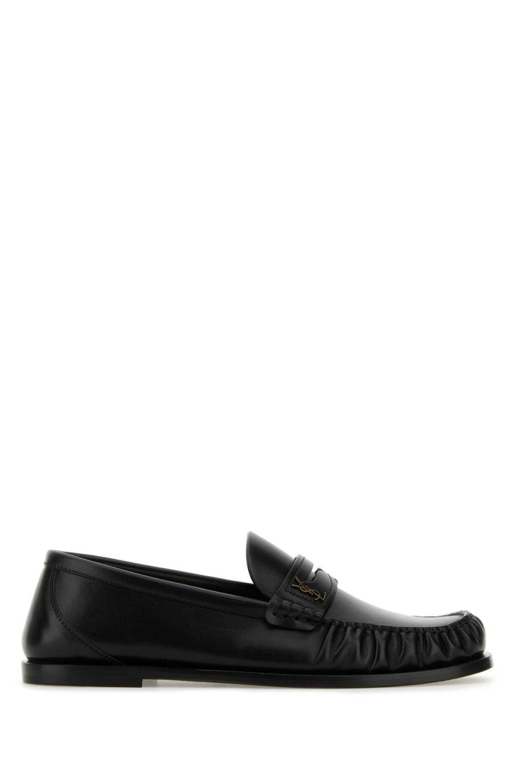 Black Leather Loafers 1
