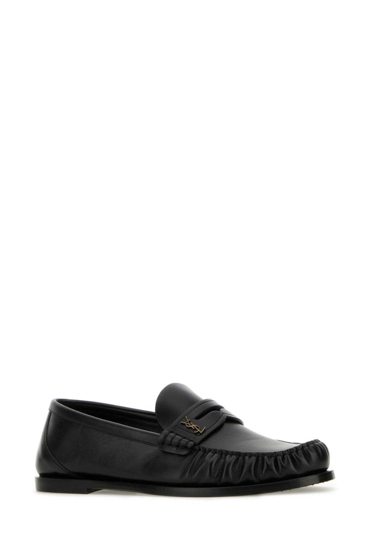 Black Leather Loafers 2