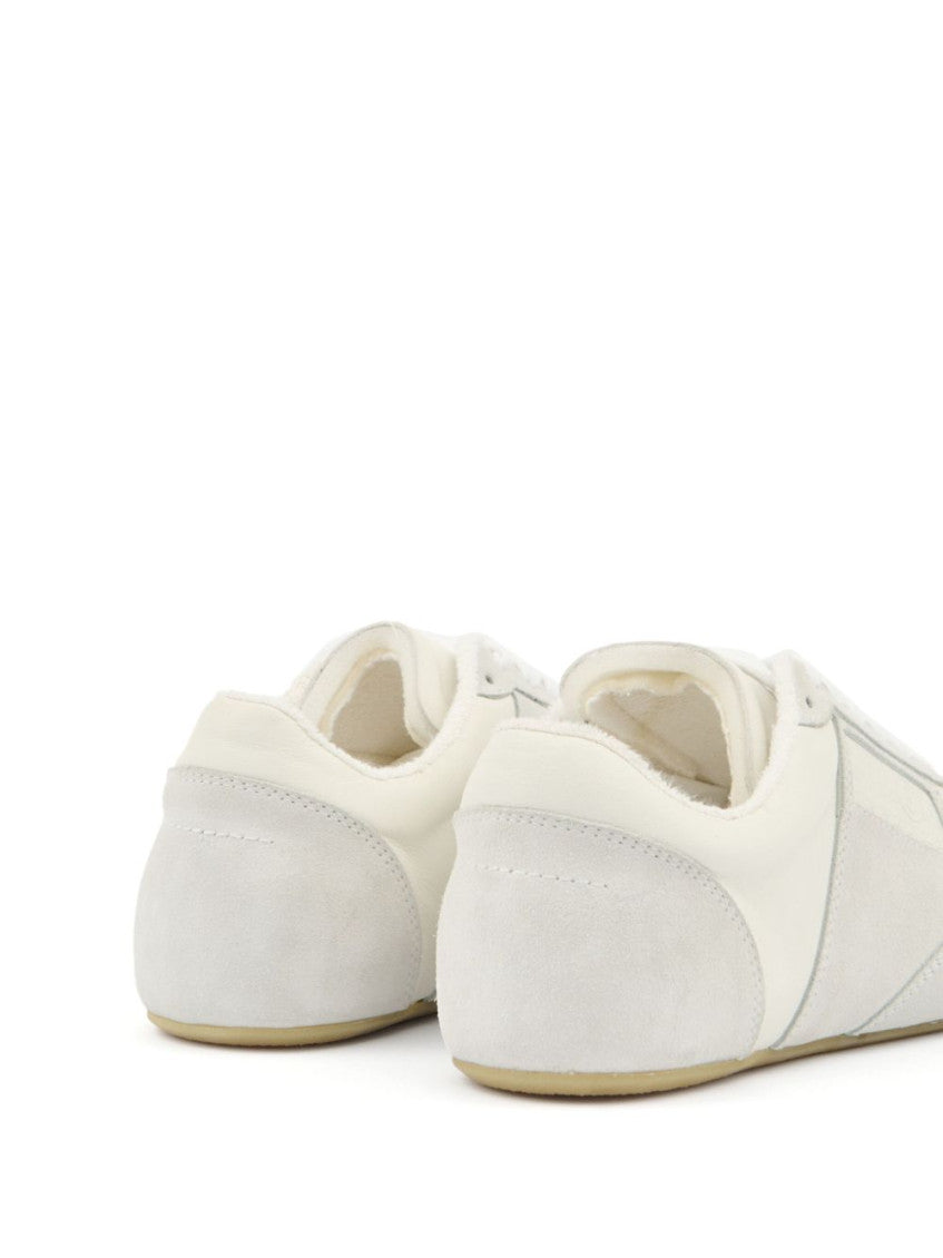 White Lace Up Sneakers 4