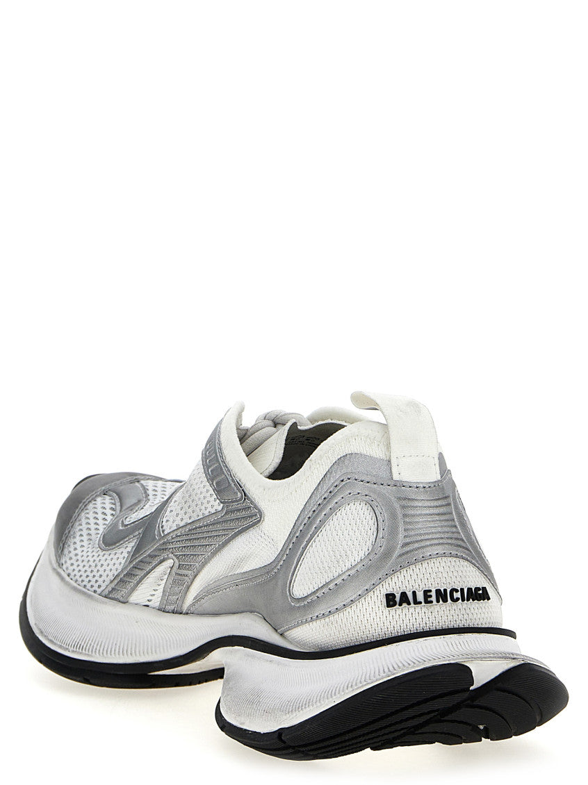 Grey Lace Up Sneakers 3