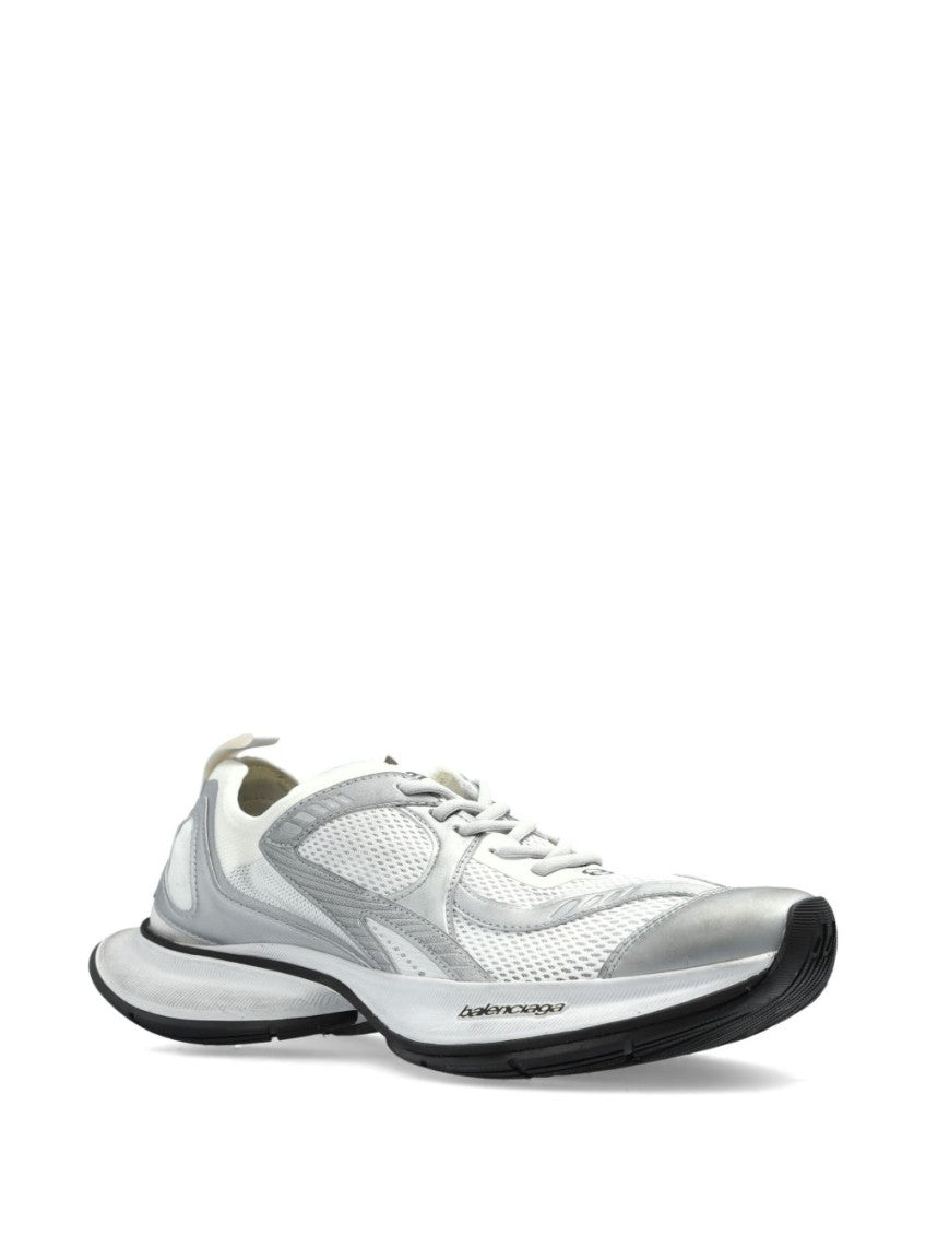 Grey Lace Up Sneakers 6