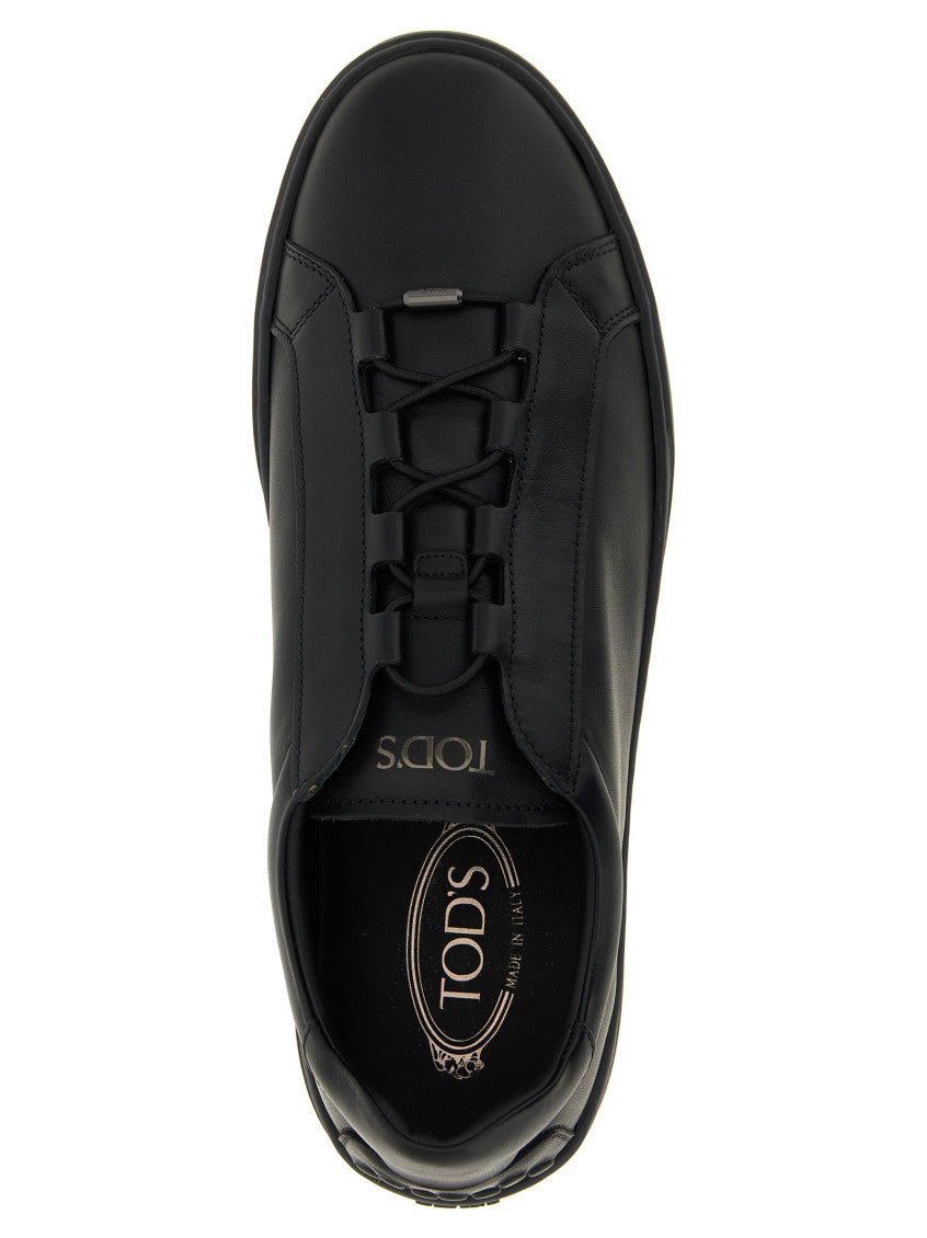 Black Leather Sneakers 4