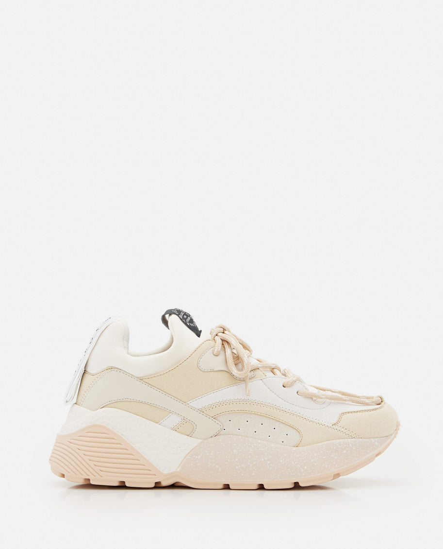 Beige Lace Up Sneakers 1