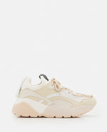 Beige Lace Up Sneakers 1