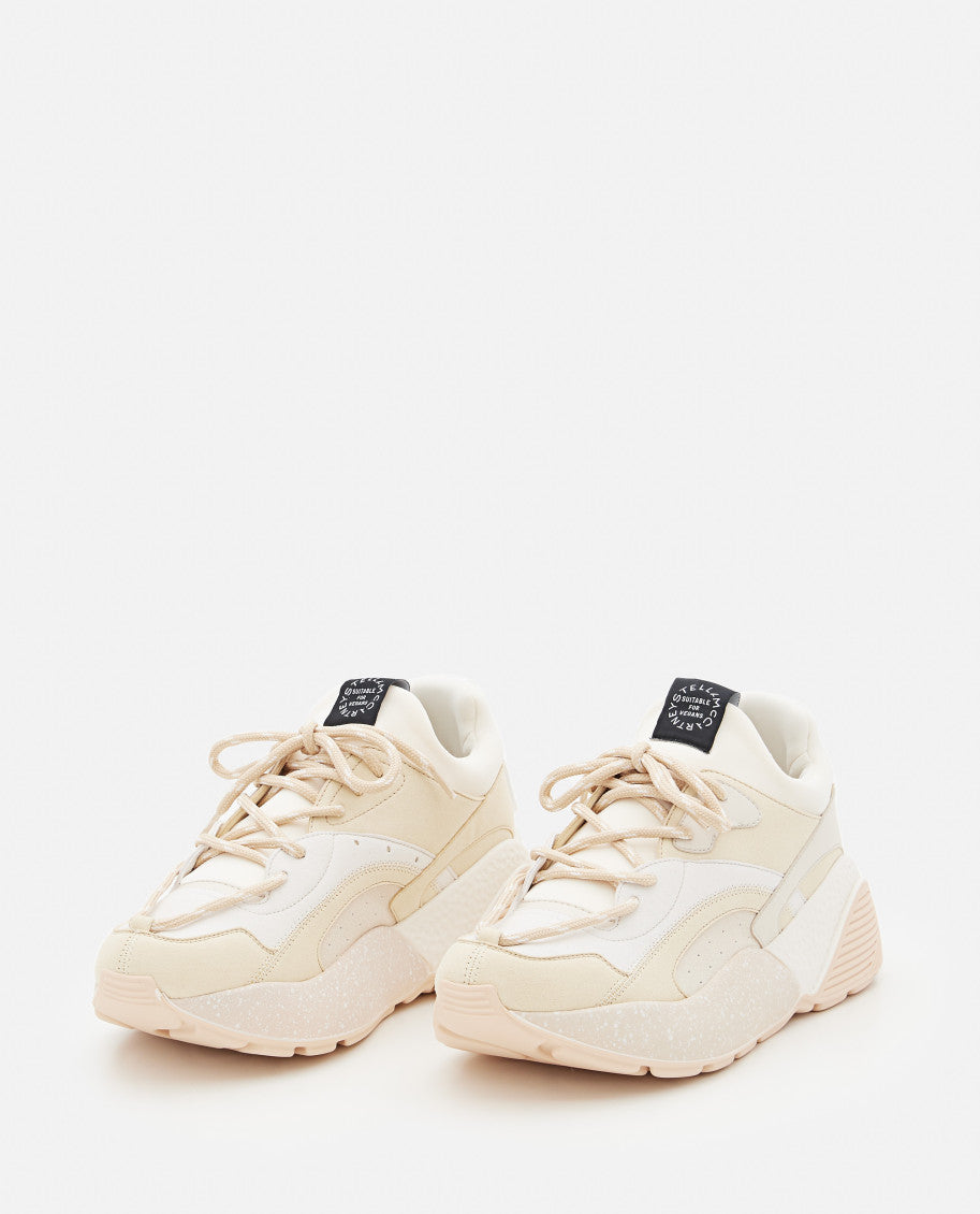 Beige Lace Up Sneakers 2