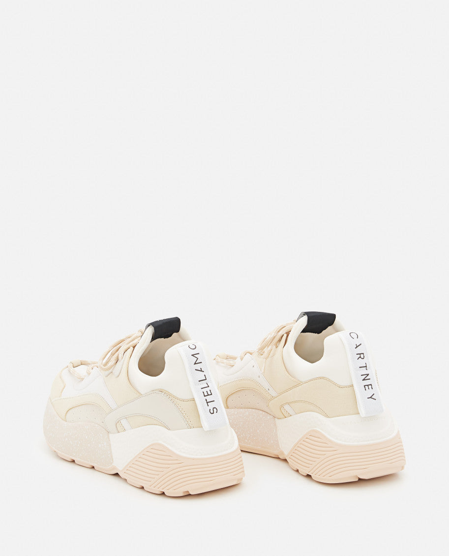 Beige Lace Up Sneakers 3