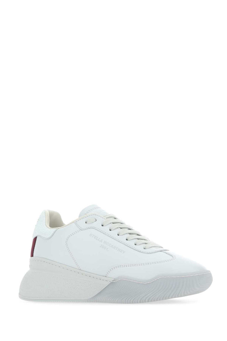 White Lace Up Sneakers 2