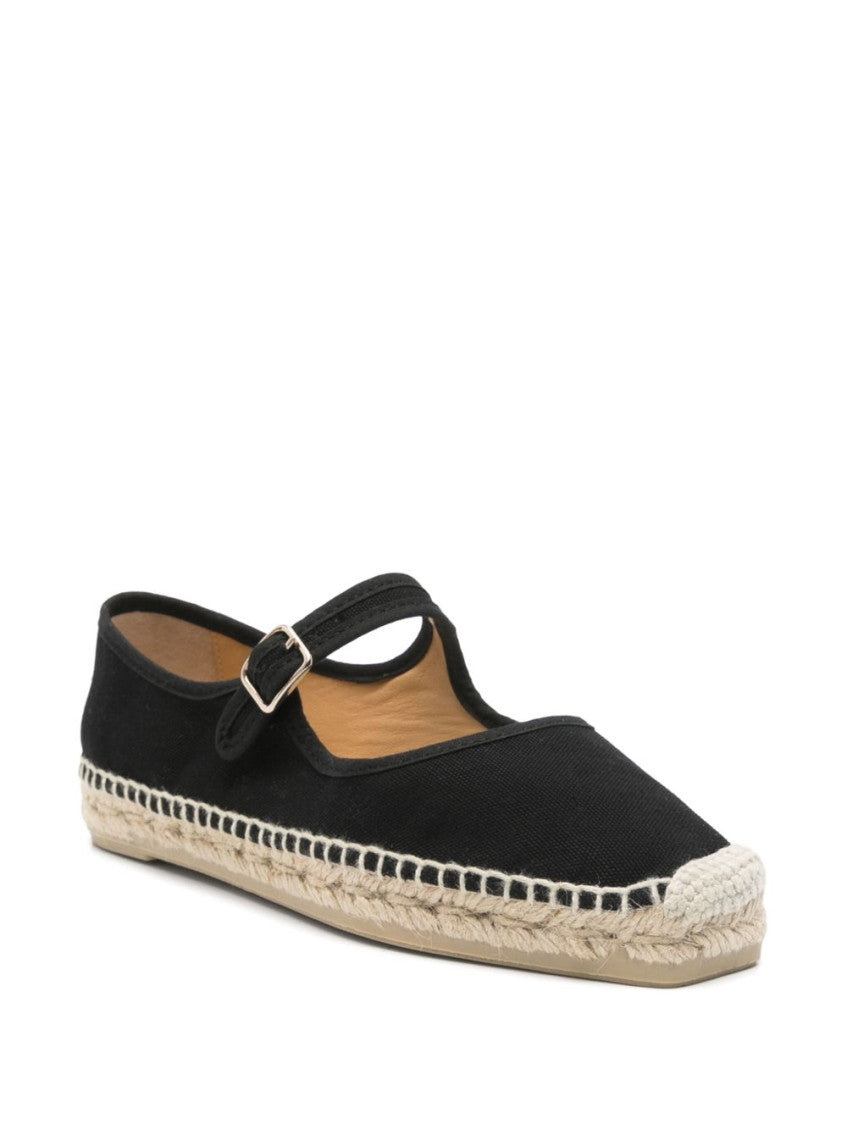 Black Canvas Espadrilles 2