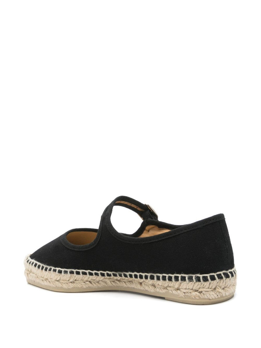 Black Canvas Espadrilles 4