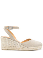 Natural Round Toe Espadrille Wedges 1