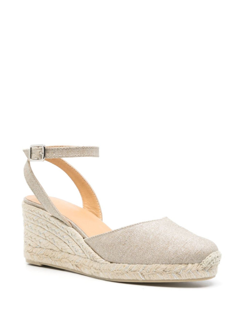 Natural Round Toe Espadrille Wedges 3