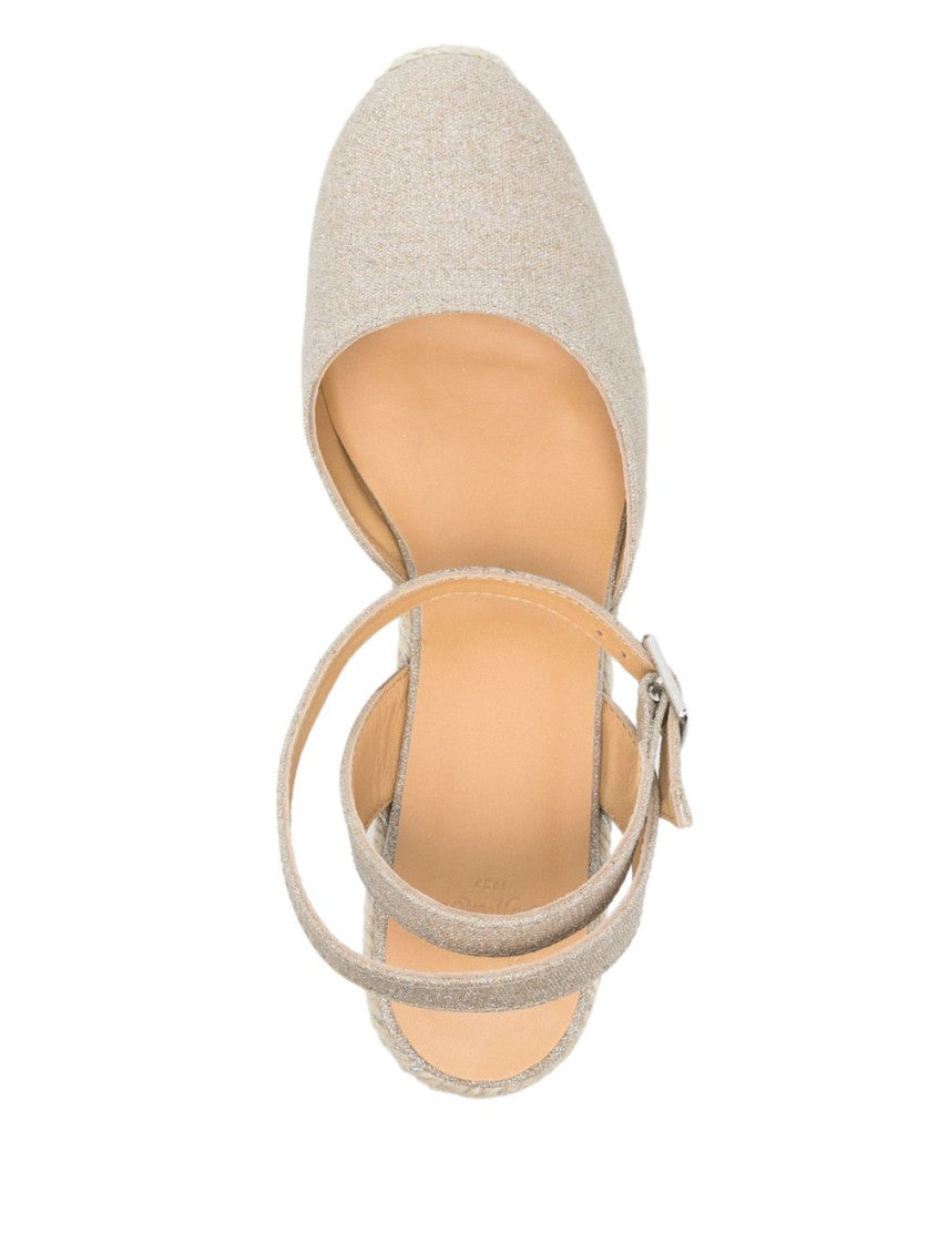 Natural Round Toe Espadrille Wedges 4