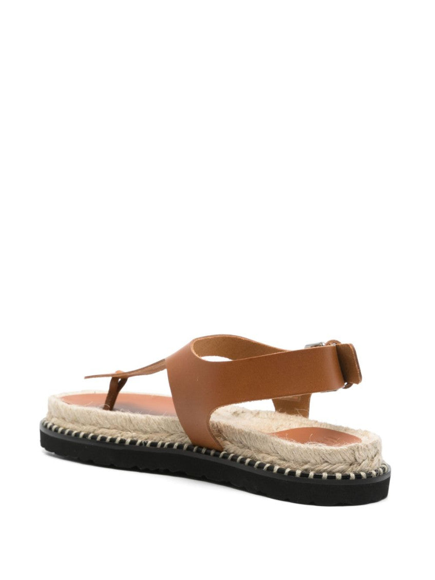 Brown Leather Sandals 2