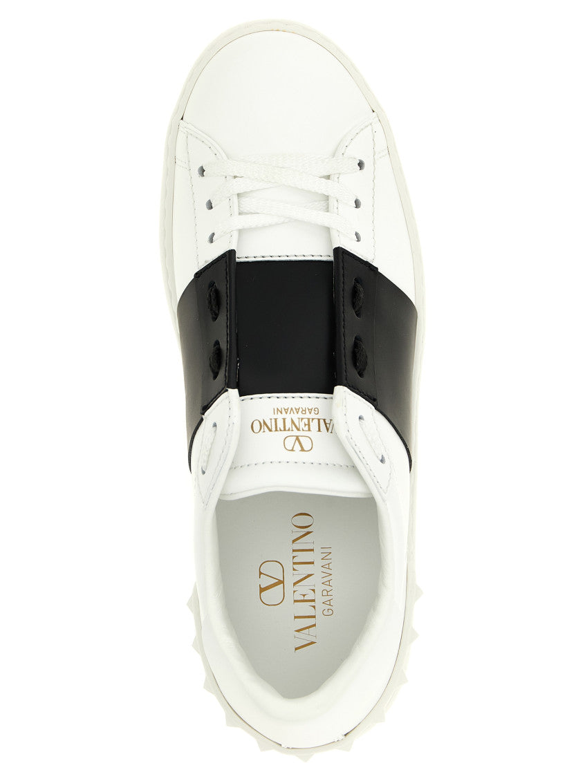 Black & White 'Open' Sneakers 4