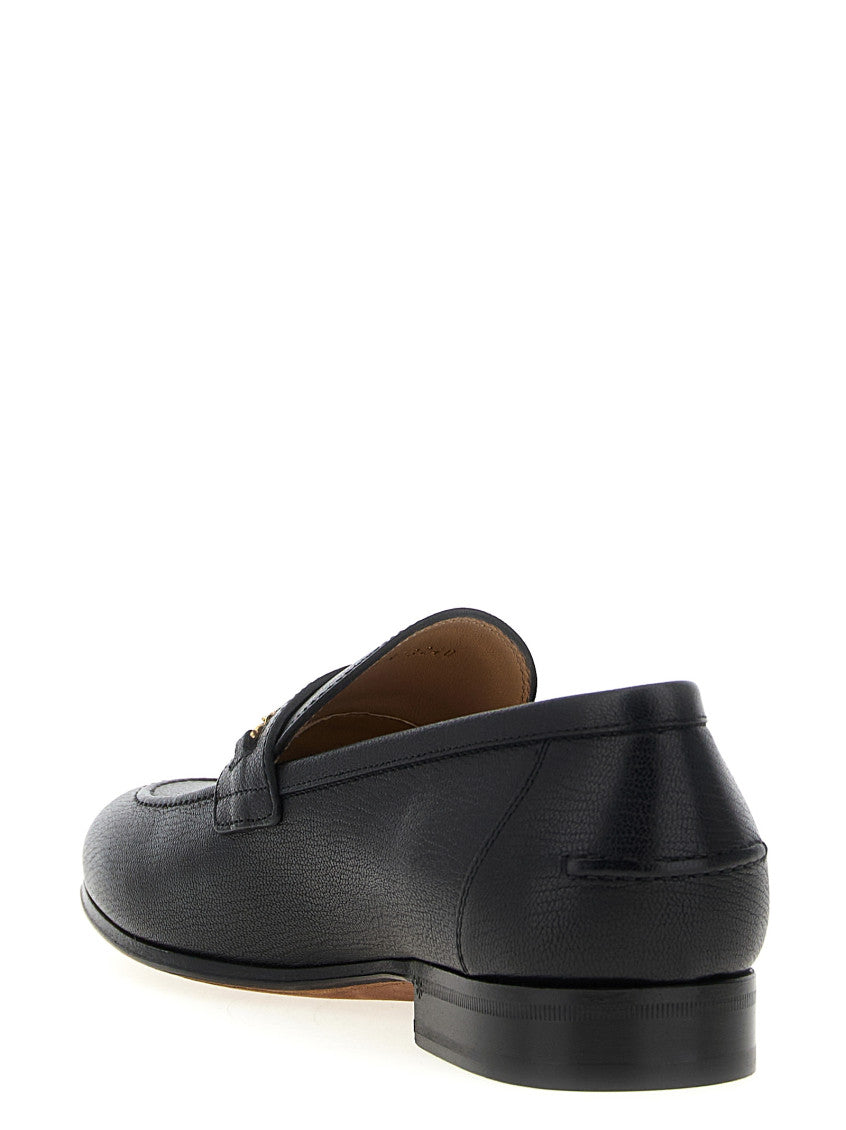 Black Logo Loafers 3