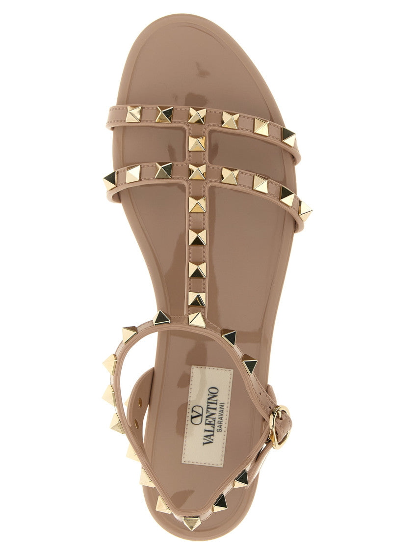 Pink Rockstud Sandals 4