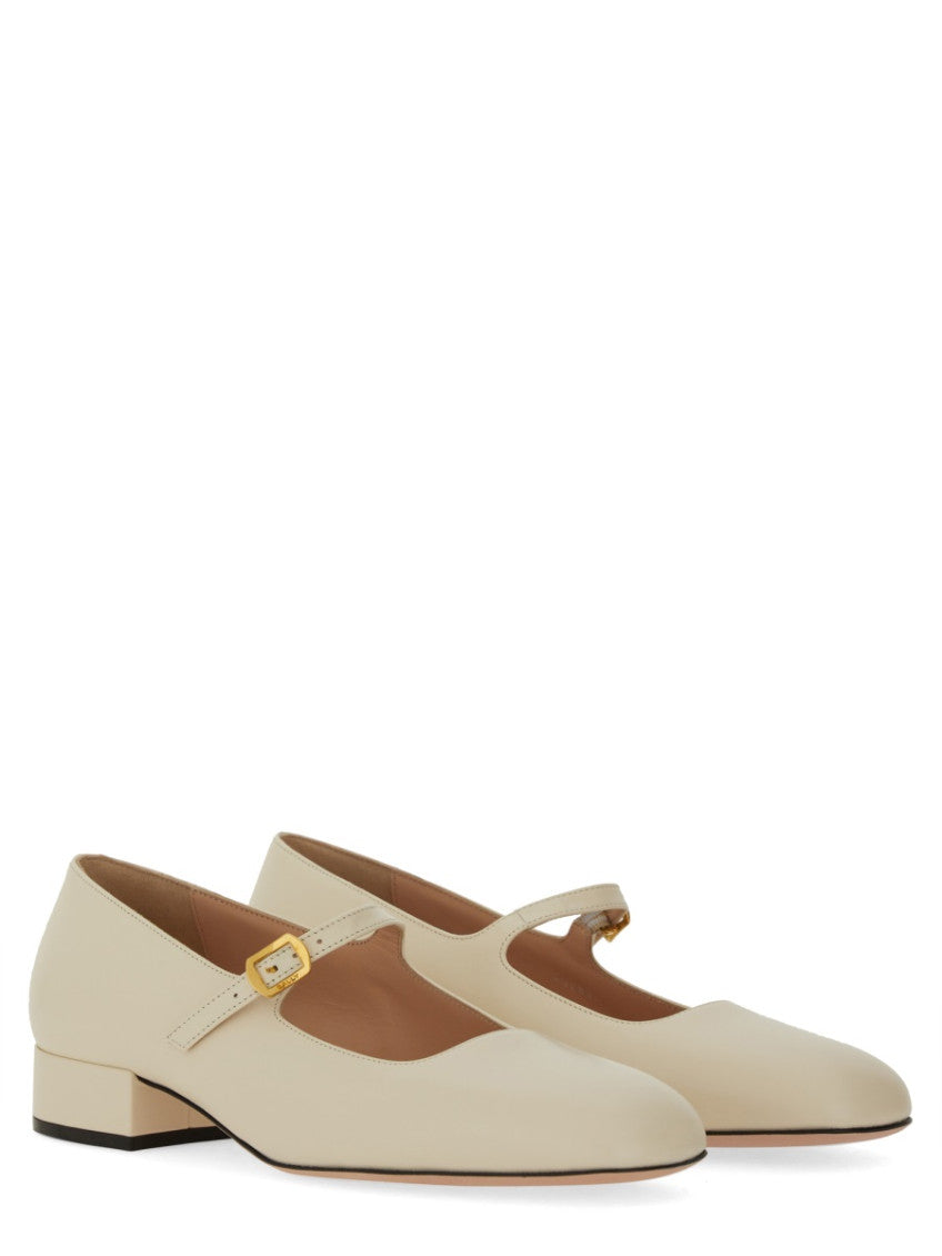 White Leather Pumps 2